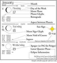 Load image into Gallery viewer, 2026 We'Moon Datebook: Moon Calendar &amp; Astrological Planner
