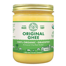 Load image into Gallery viewer, ORIGINAL GHEE, GRASSFED AND CERTIFIED ORGANIC - 14 OZ
