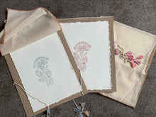 Load image into Gallery viewer, Wood Block Printed Wall Art/Handmade Paper
