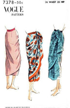 Load image into Gallery viewer, Printed Cotton Wrap Skirt: Mostly Free Size
